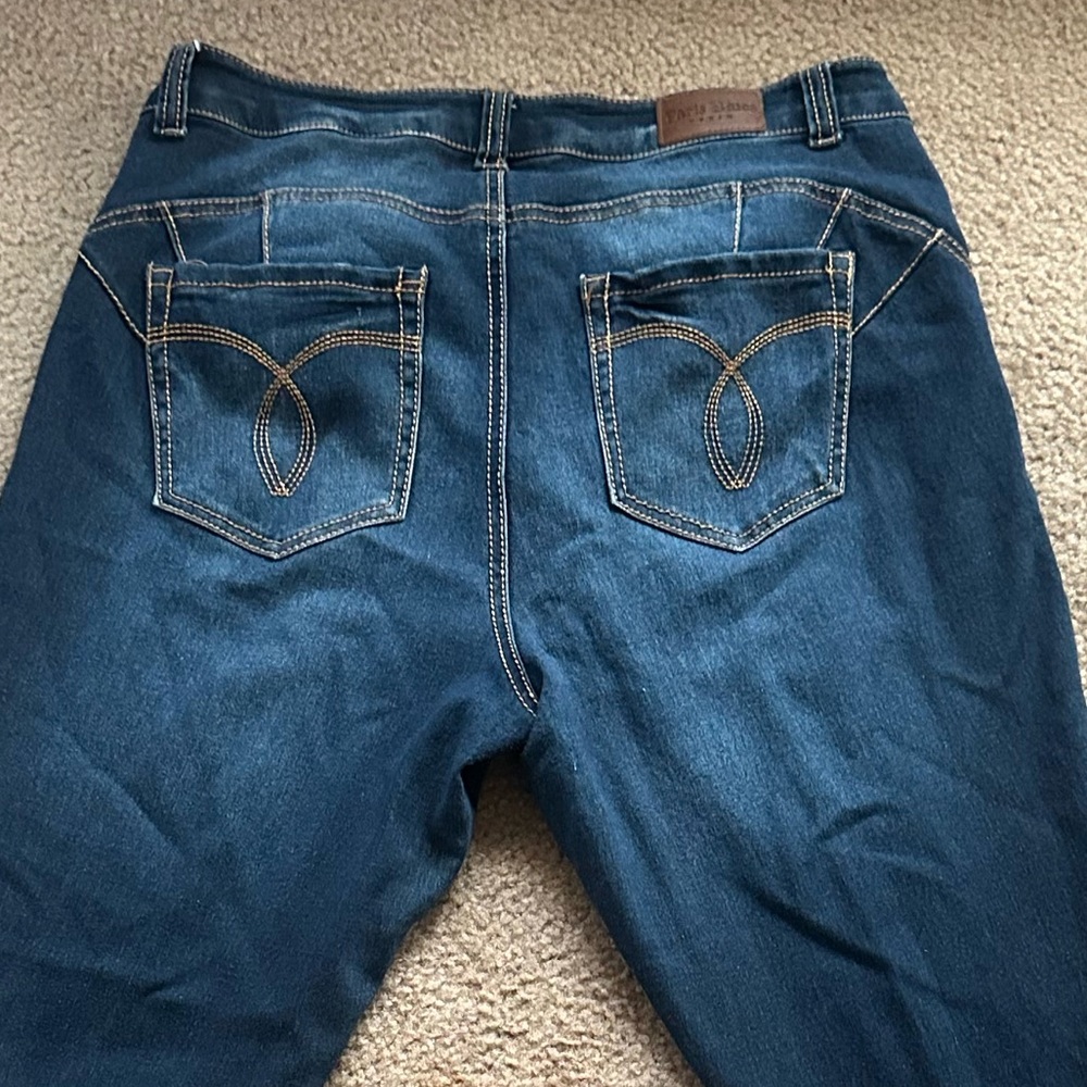Paris blues size 14 dark blue denim jeans.
